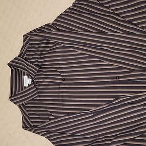 EUC Concepts by Claiborne Dress Black Brown White Stripes 3XLT